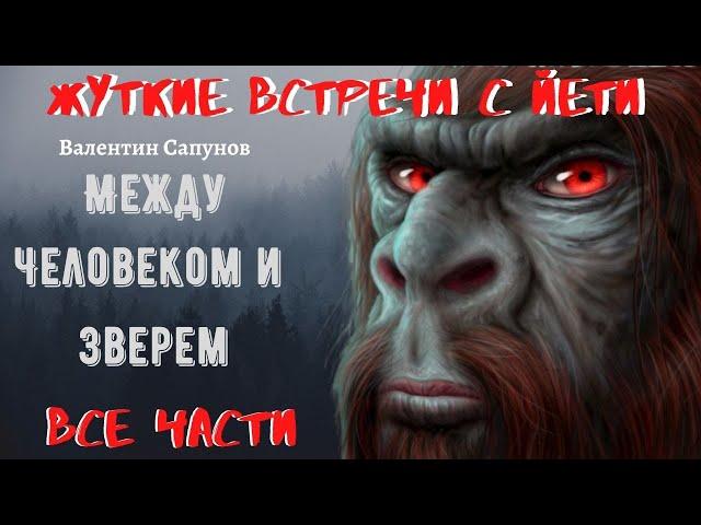 Жуткие встречи с Йети:"Между Человеком и Зверем". СБОРНИК. ВСЕ ЧАСТИ.