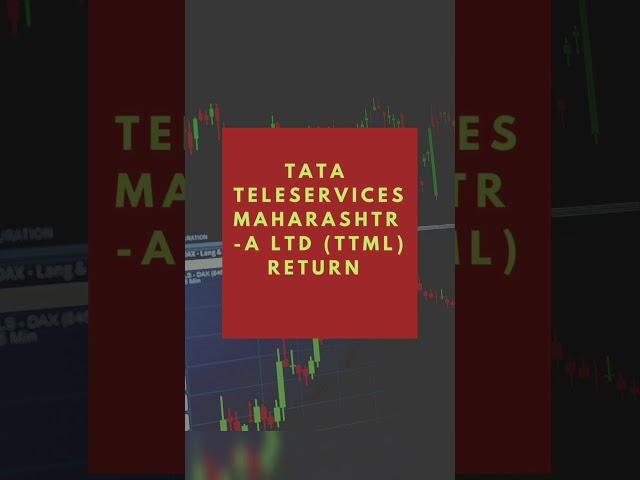 TATA TELESERVICES (TTML ) return in last five years  #Sharemarket #shorts