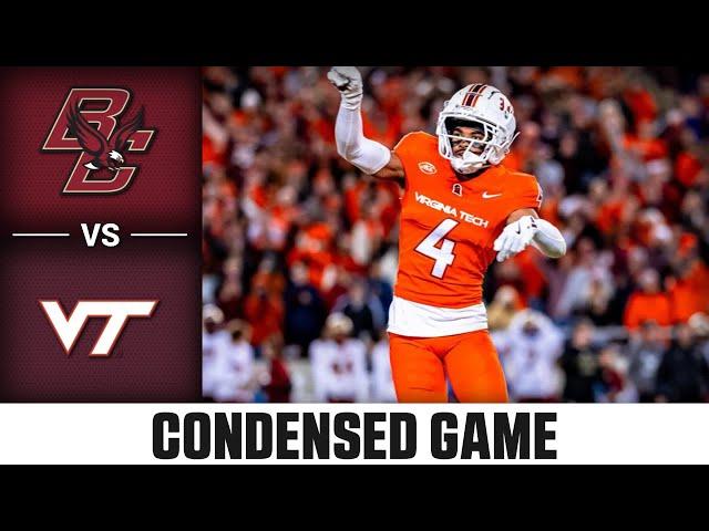 Boston College vs. Virginia Tech Condensed Game | 2024 ACC Football