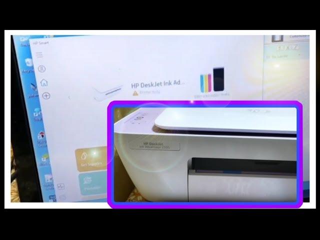 Hp Deskjet Printer setup and testing(Ink Advantage 2335)