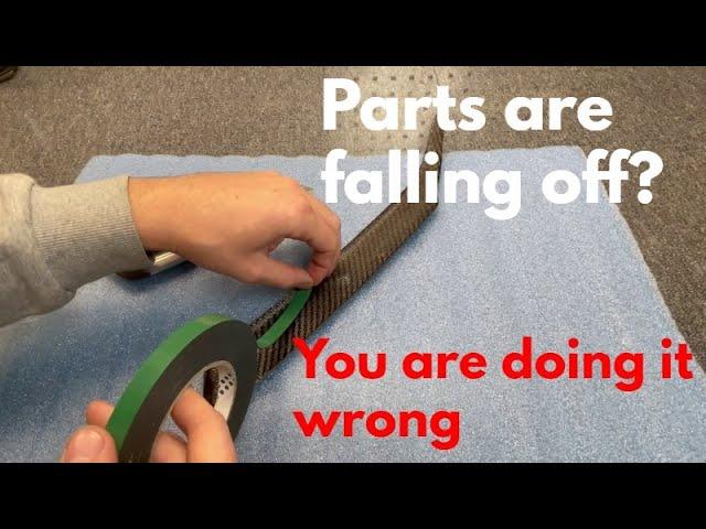 How To Mount Car Trim with Double Sided (3M) Tape