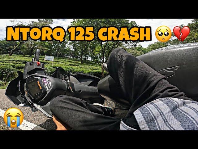 NTORQ 125 CRASH  || RIDE WITH PANTHER ||