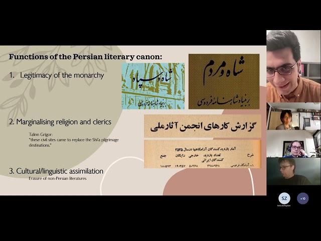 Iranian Heritage and Local Policies (ASPS Virtual Event Series IX Part III Session 2)