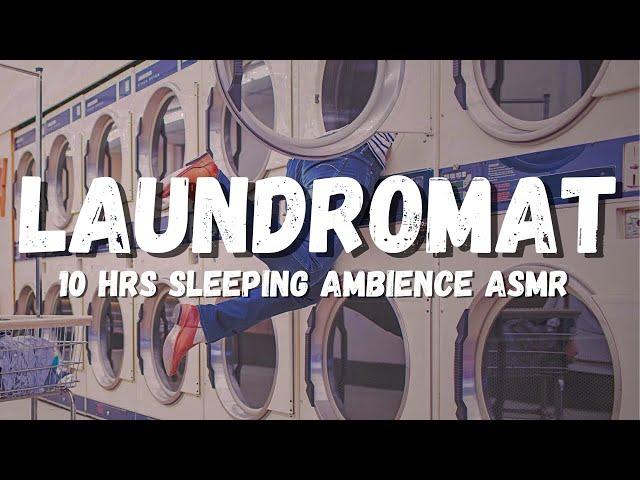 The Laundromat asmr Cafe On A Rainy Day! Wash Your Clothes And Relax With A Cup Of Coffee