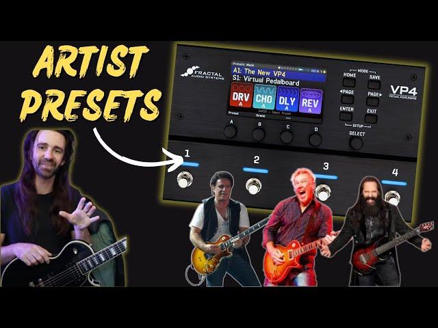 VP4 Factory Presets Are GREAT | Lifeson, Schon, Petrucci & More Artist Presets