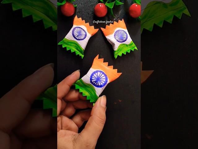 Happy Independence Day  ~ 15 August ~ Tricolour Candy #shorts #trending #shortvideo