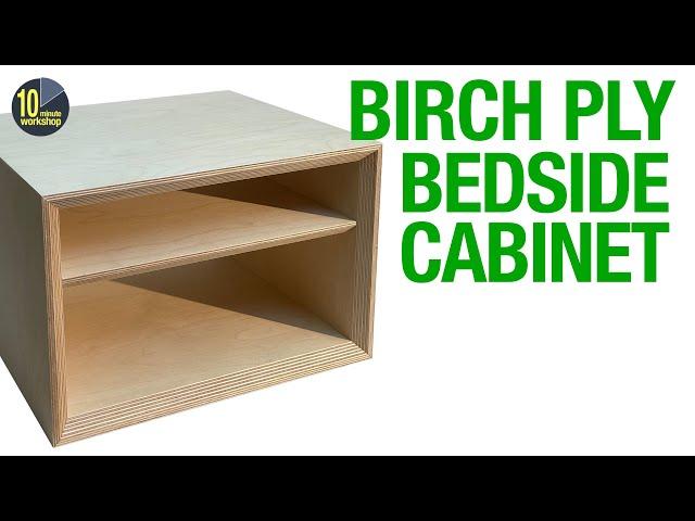 Birch ply bedside cabinet build [Gifted/Ad**][video 432]