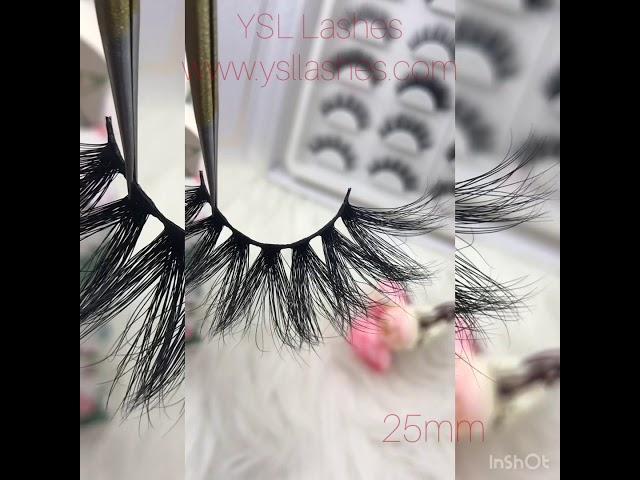 25MM Lashes Wholesaler Luxury 3D Mink Lashes 25MM Lashes Vendor