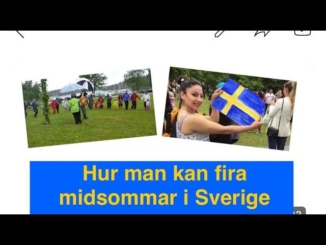 Learn swedish Fira midsommar!