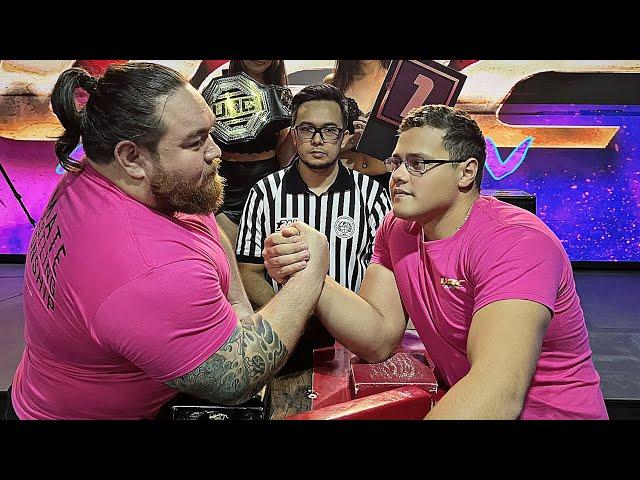 SCHOOLBOY VS MONSTER MICHAEL FORD | ARM WRESTLING 2023