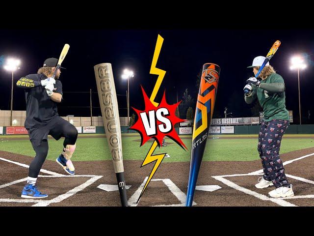 BONESABER HYBRID vs. ATLAS | Baseball Bat Bros