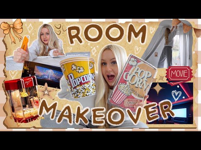 Krasses MOVIE ROOM MAKEOVERvom Chaos zum Heimkino ️   | MaVie Noelle