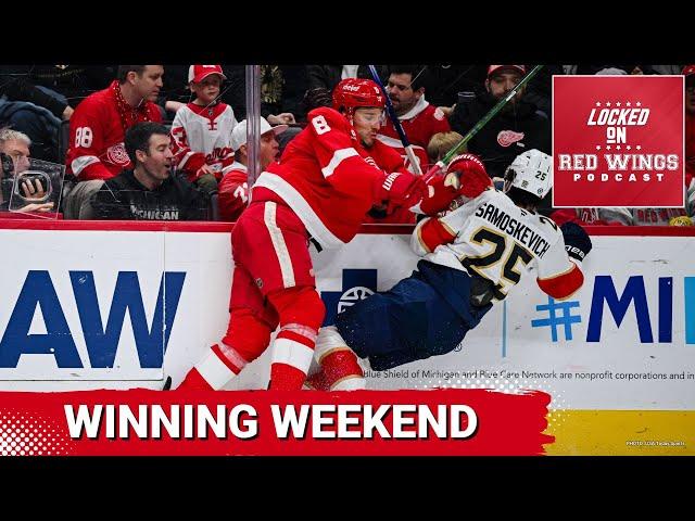 Red Wings Beat Hurricanes and Panthers in Wild NHL Weekend