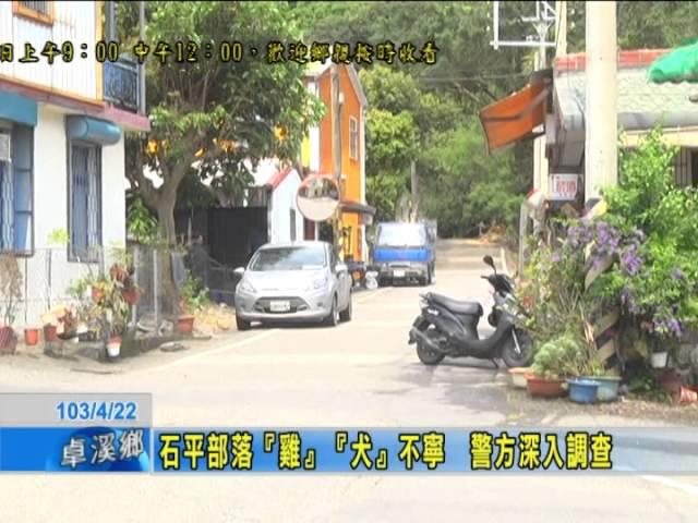 石平部落『雞』『犬』不寧　警方深入調查