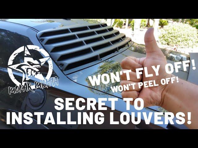 Secret to Installing Louvers!!!