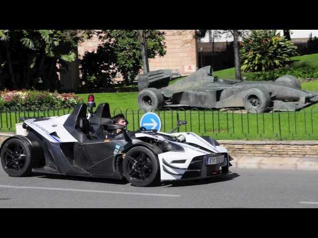 MTM-tuned KTM X-Bow R accelerations in Monaco