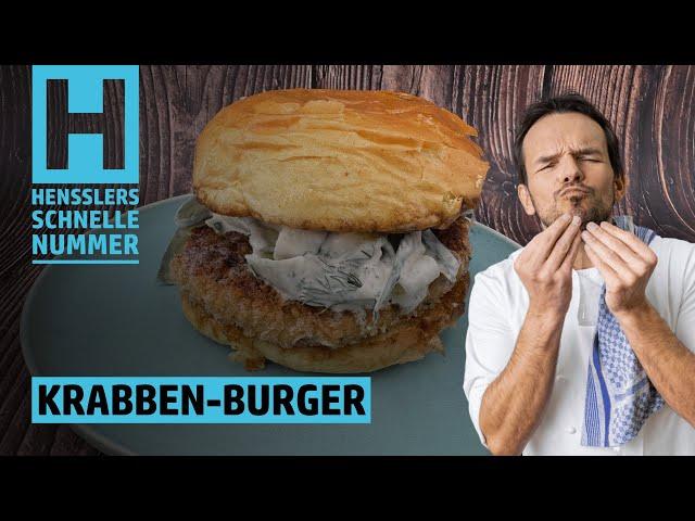 Schnelles Krabben-Burger Rezept von Steffen Henssler