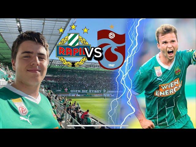 RAPID gegen TRABZONSPOR | Europa Leauge | Rapid wien ist zurück in Europa |Stadionvlog| Alexice99