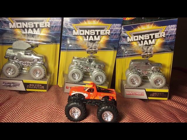 Reviewing 2018 Case A Target Exclusive Hot Wheels Monster Jam Clear Crushers Ice Cream Man and More!