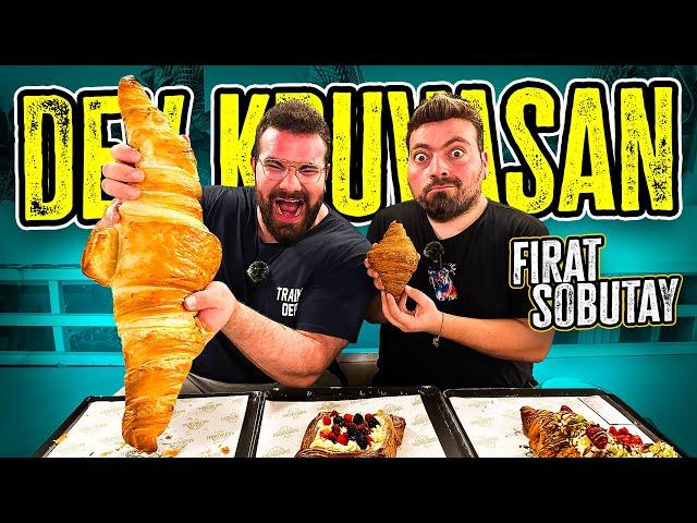 We Ate The Giant Croissant!