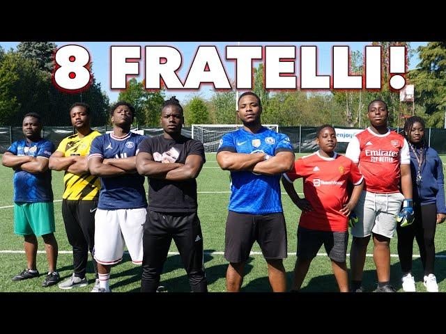 ️ Sfido i mie 8 FRATELLI a Calcio