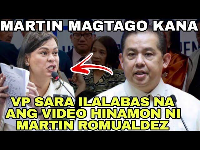 VP SARA ILALABAS NA ANG VIDEO HAWAK DAHIL HINAMON NI MARTIN ROMUALDEZ!