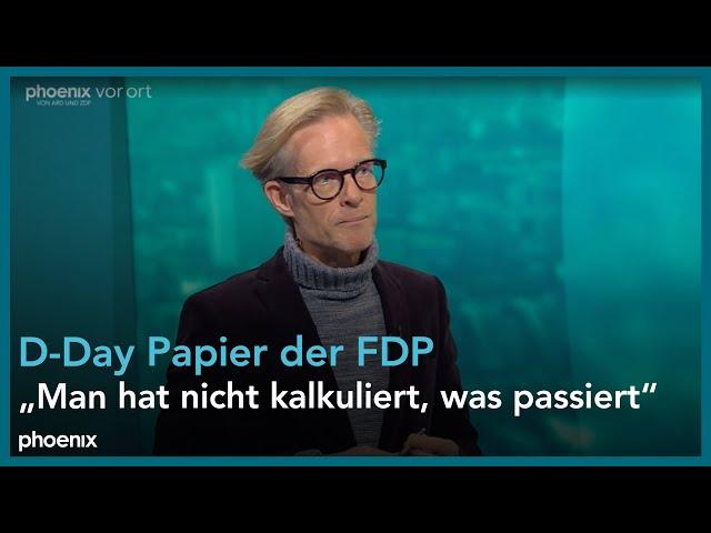 Volker Kronenberg zu dem D-Day Papier der FDP am 29.11.24