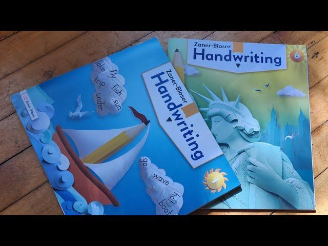 Zaner-Bloser Handwriting| #flipthroughvideo| #homeschoolingmom| #homeschoolmom| #homeschooljourney