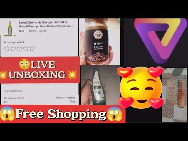 200 Free Shopping With freeshipping// Live ️ Unboxing // #viral #trending #today #free #unboxing