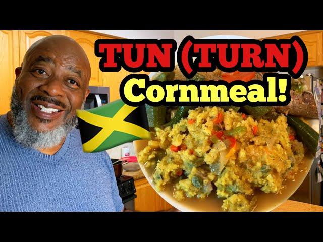 How to make Tun “Turn” Cornmeal! | Deddy's Kitchen