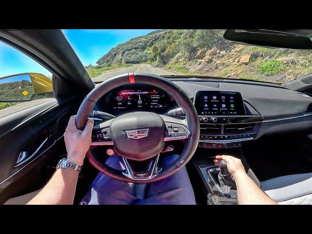 What It's Like To Drive The 2024 Cadillac CT4-V Blackwing *Manual* (POV)