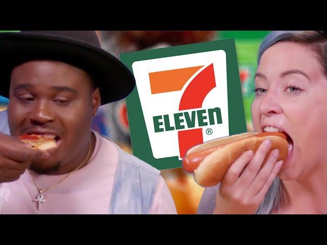 Trying Foods from 7-Eleven w/ Zach Campbell (Cheat Day)