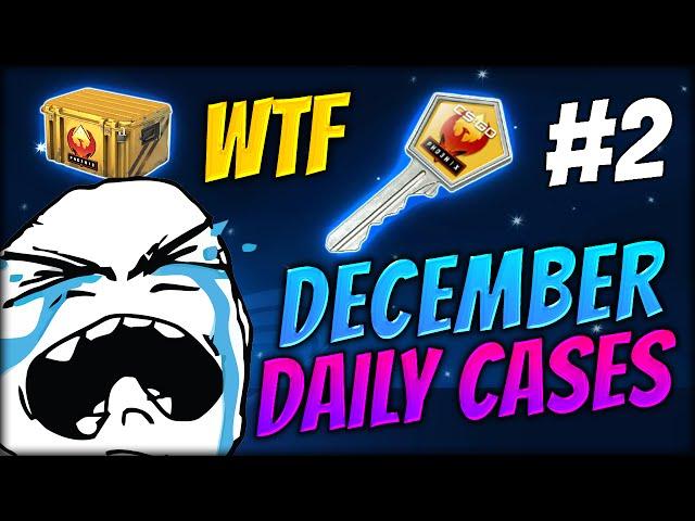 UNBELIEVEABLE  DECEMBER DAILY CASES DAY 2 - CS:GO CASE OPENING / UNBOXING