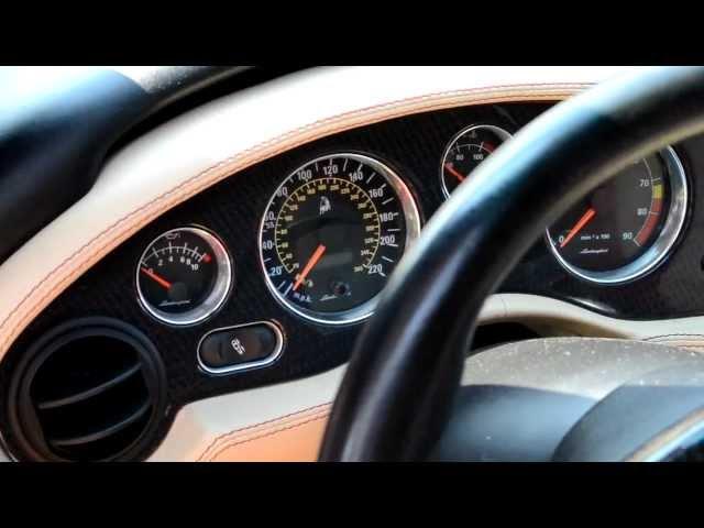 01 Lamborghini Diablo interior details + walkaround HD