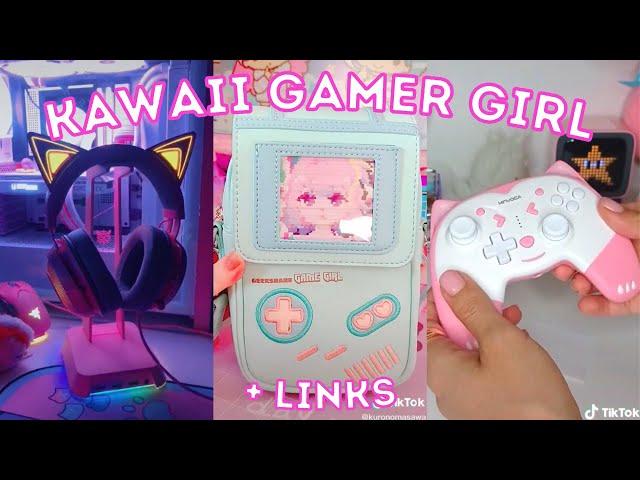 Kawaii Gamer Girl - Setup, Room & Unboxing With Links  TikTok Compilation |