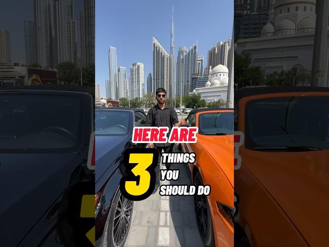 Renting a car in Dubai? Here’s 3 things you should do when renting a car in Dubai! #dubai