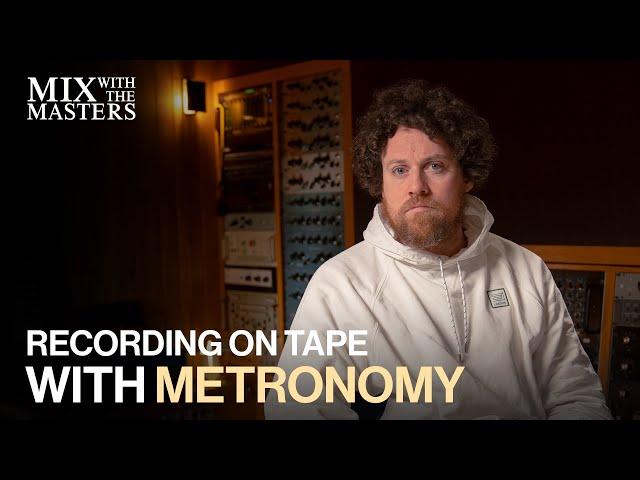 Joseph Mount recording on tape with Metronomy | Sneak Peek