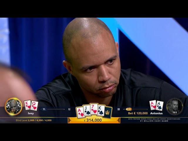 Highlights - €1 Million Cash Game with Phil Ivey, Tom Dwan and Dan "Jungleman" Cates