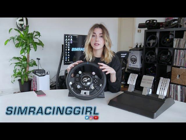 Thrustmaster T-GT Gran Turismo Sport PS4 Wheel mini review by SimRacingGirl