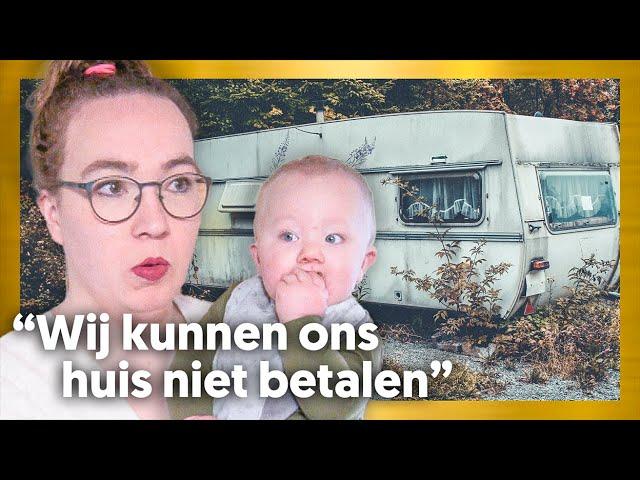 GEZIN moet GEDWONGEN in CAMPER wonen | Waar doen ze het van