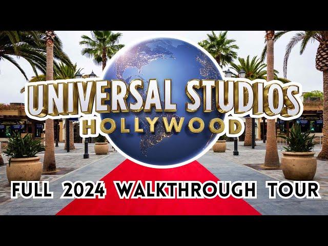 Universal Studios Hollywood - 2024 FULL Walkthrough + Rides | 4K 60FPS POVs