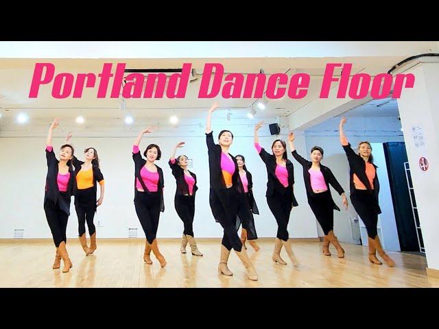 Portland Dance Floor LineDance/토요영상반 신촌 1~3시/중급라인댄스/Choreo:Amy Glass 외/라인댄스배우는곳 010-5469-9632