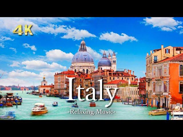 【4K】イタリアの絶景｜ピアノのリラックス音楽と美しい風景｜ドローン4K映像｜Italy