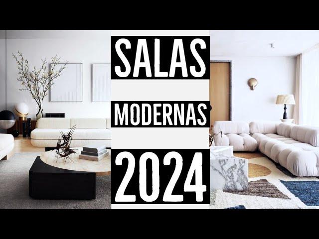 50 SALAS MODERNAS : DECORACIÓN DE INTERIORES 2024 | TENDENCIAS ESTILOS Y DISEÑOS