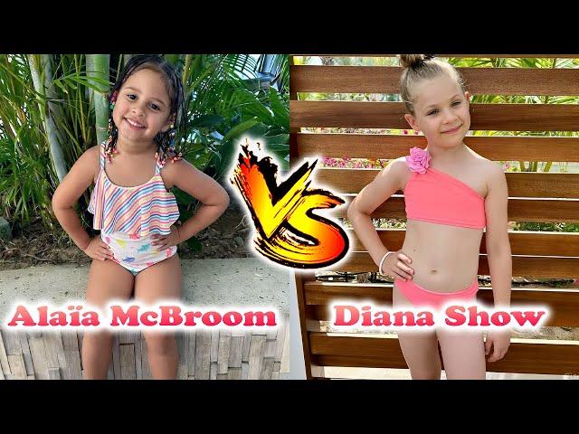 Diana Show VS  Alaïa McBroom (The ACE Family) Stunning Transformation | From Baby To Now Years Old