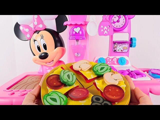 Best Pretend Play Minnie Mouse Kitchen Cooking Set | Sesame Street Fun Learning Videos For Toddlers