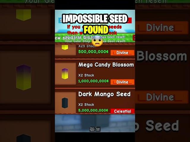 I GOT MEGA CANDY BLOSSOM ️ Grow A Garden #shorts #growagarden #roblox