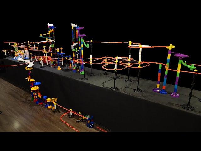 The World's Largest Marble Run Race (w/ Commentary!)