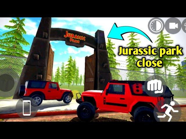 jurassic park is closed forever  india bike driving 3d || HarshX Gaming ||