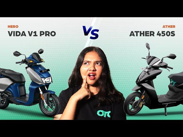 Ather 450S vs Vida V1 Pro Comparison | Which Is Better In 2024 | OTO India